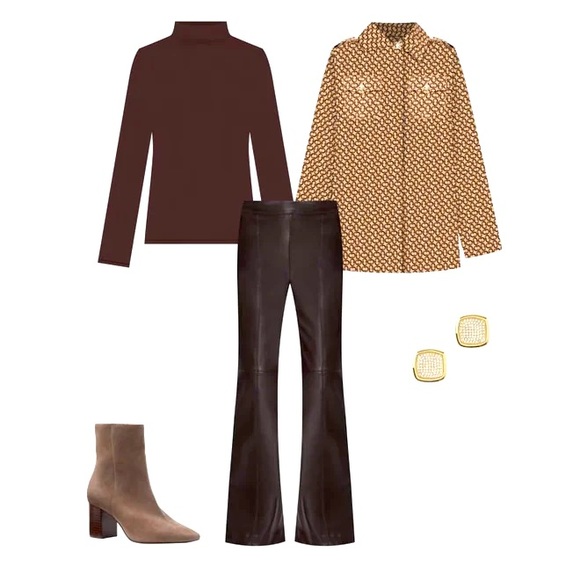 NWT Ann Taylor Link Print Swing Coat - Picture 6 of 7